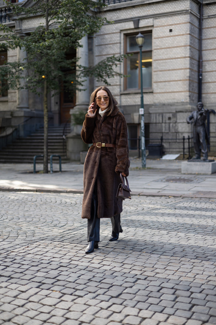 MEOTINE KELLY COAT - BROWN