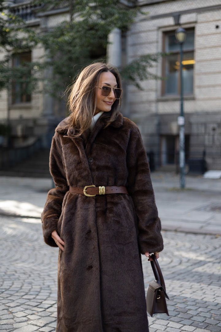 MEOTINE KELLY COAT - BROWN