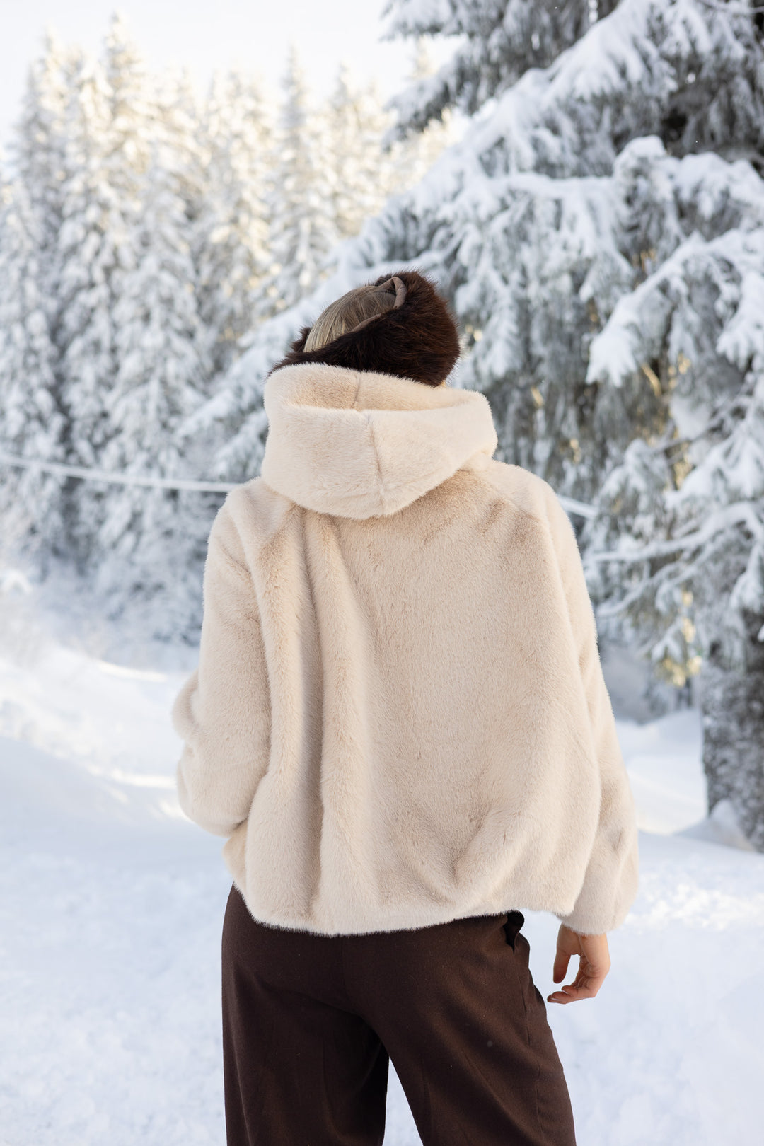 Verbier fuskepels jakke