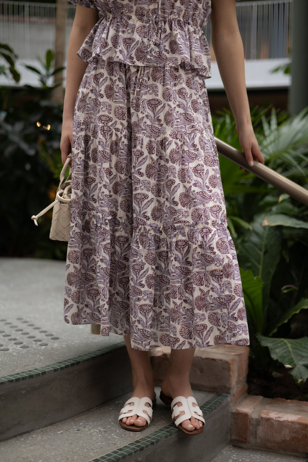 Nessa Cotton Midi Skirt
