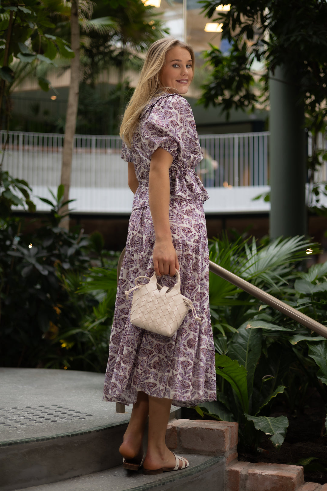 Nessa Cotton Midi Skirt