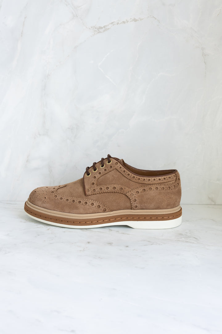 SANTONI DERBY 4F C RONDINE DEER SUEDE