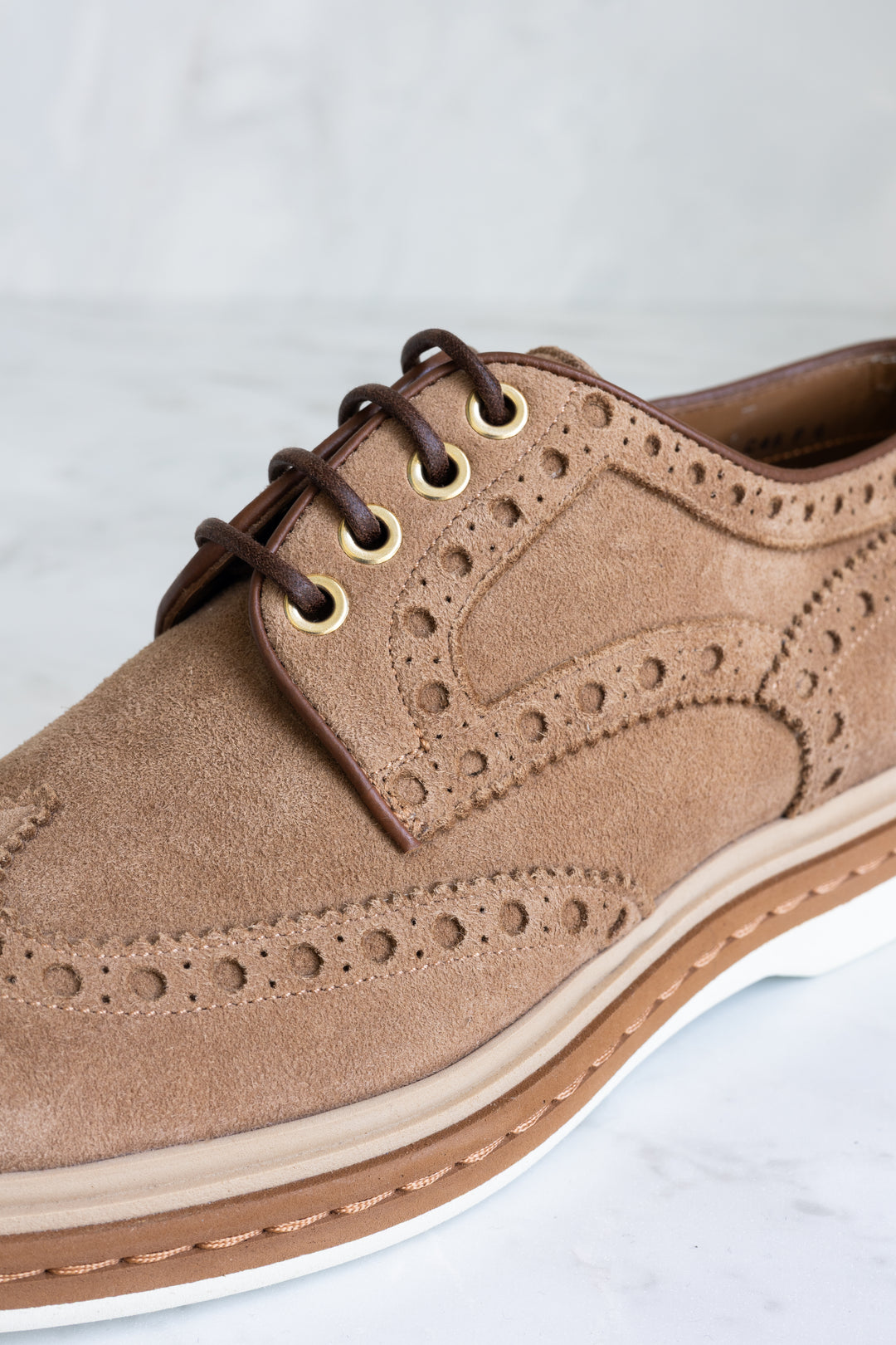 SANTONI DERBY 4F C RONDINE DEER SUEDE