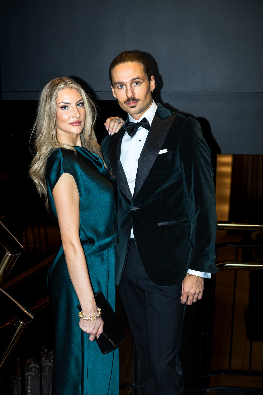 DRAPED COWL CAP SLV DRESS