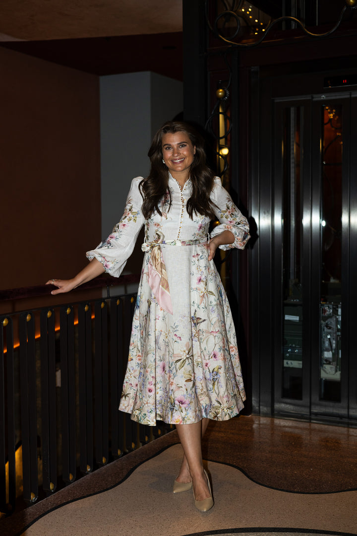 Rebellion Button Midi Dress