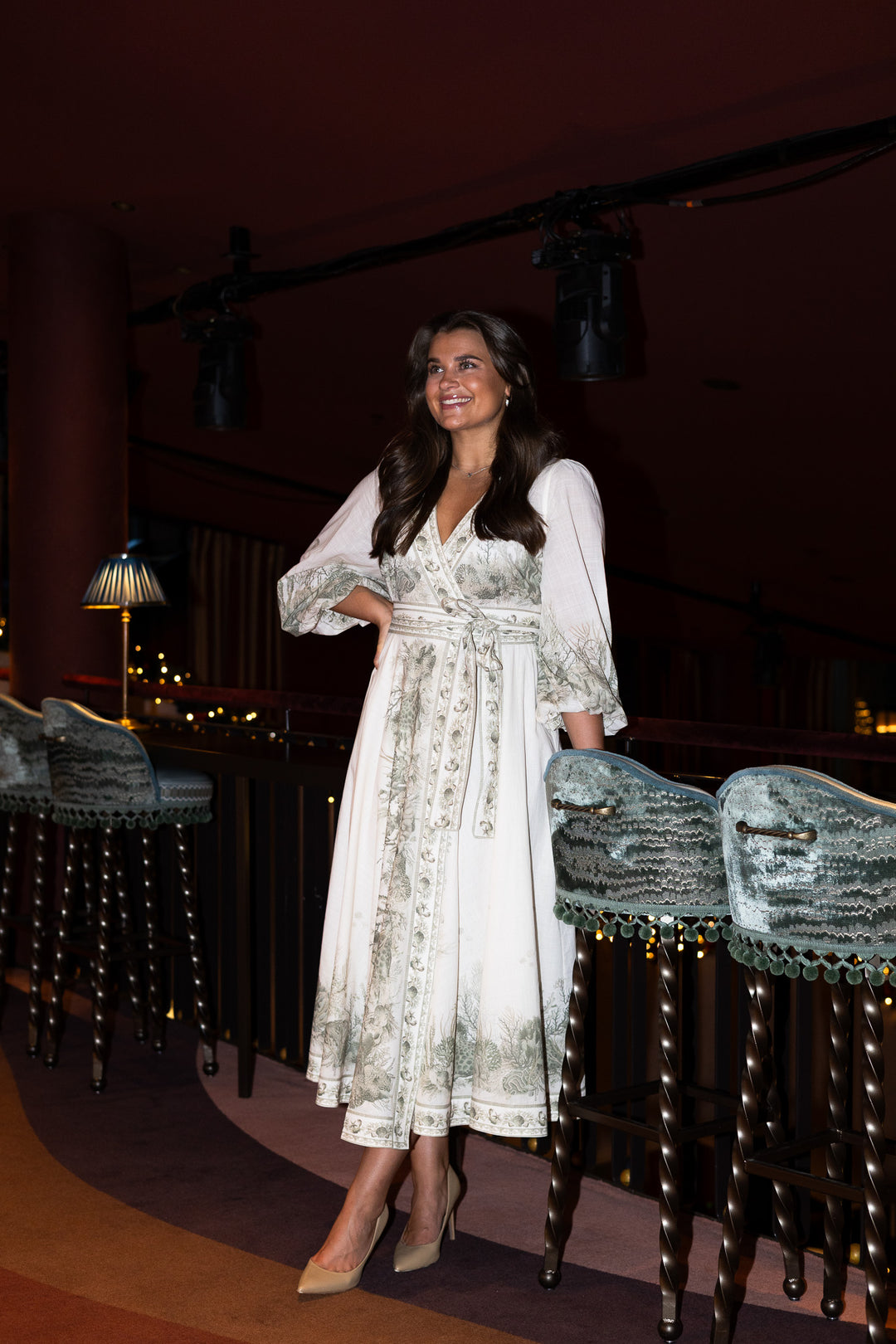 Wanderlust Wrap Midi Dress