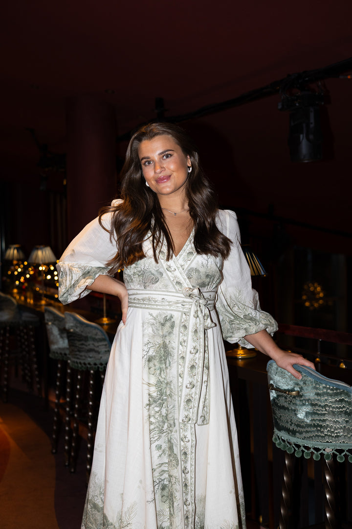 Wanderlust Wrap Midi Dress