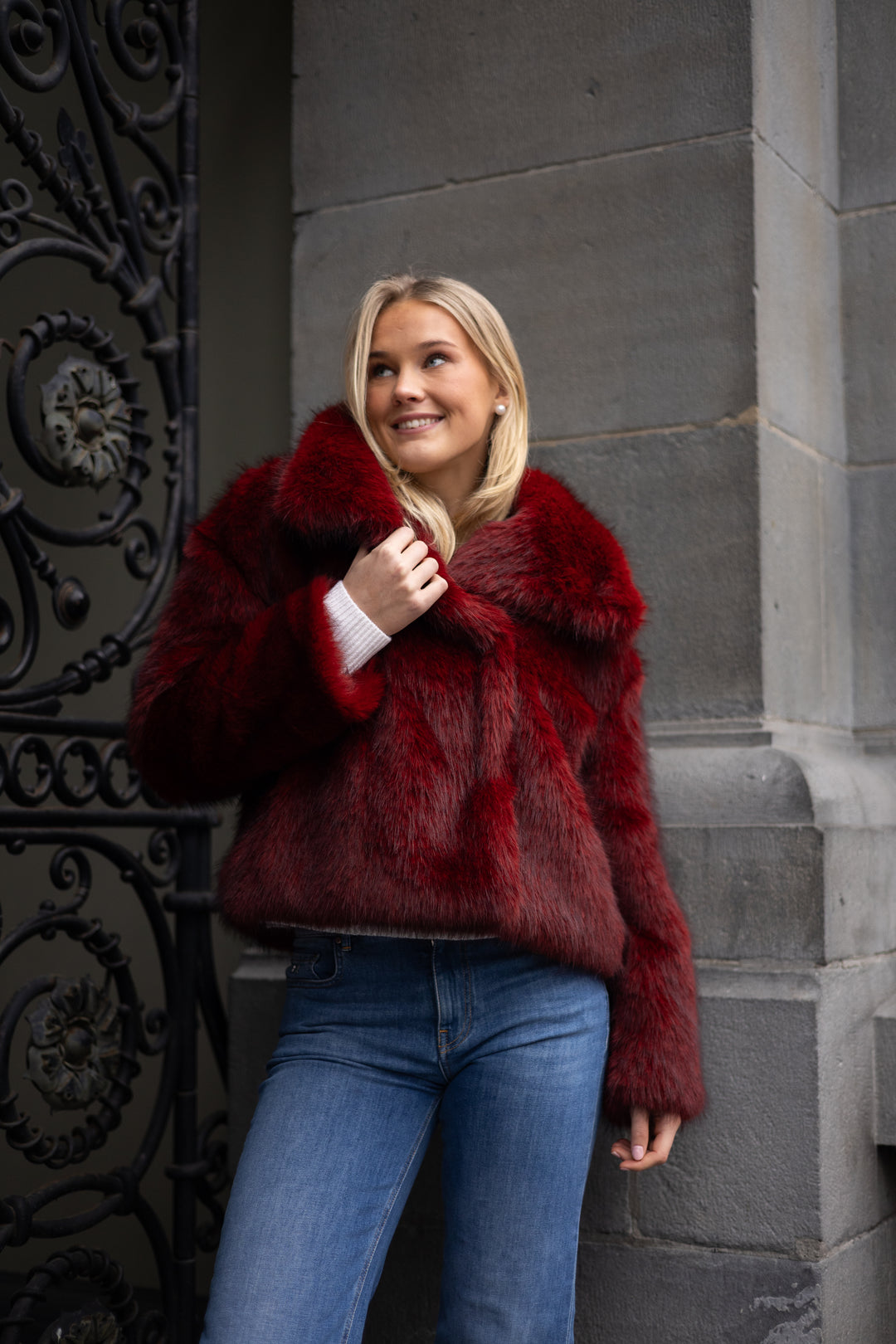 Elise fuskepels jakke