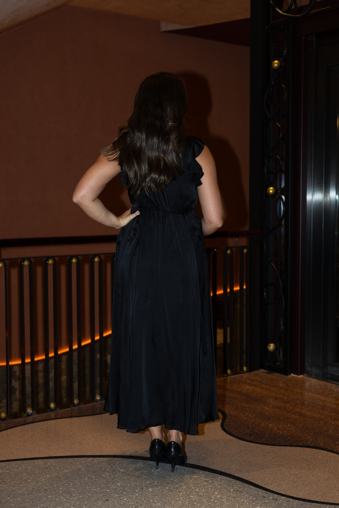 Saanvi Cascading Ruffles Dress