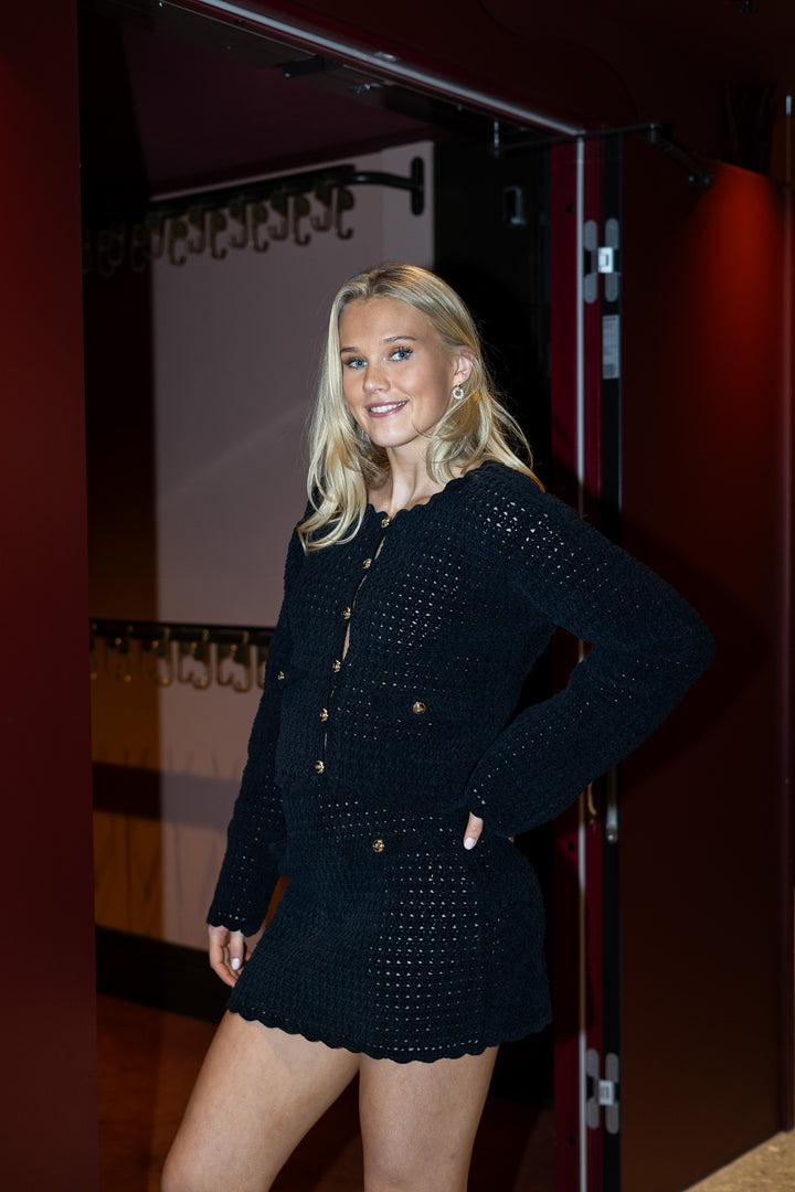 Cotton Chenille Crochet Skirt