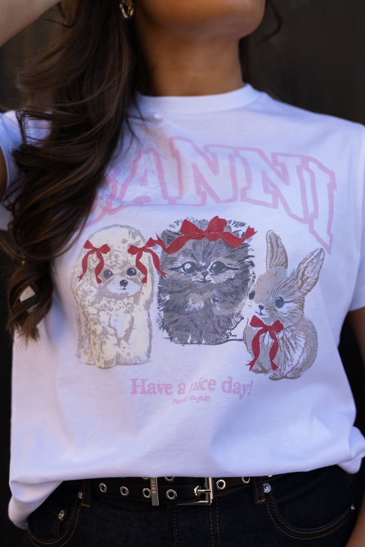 Basic Cotton Jersey Cute Animals