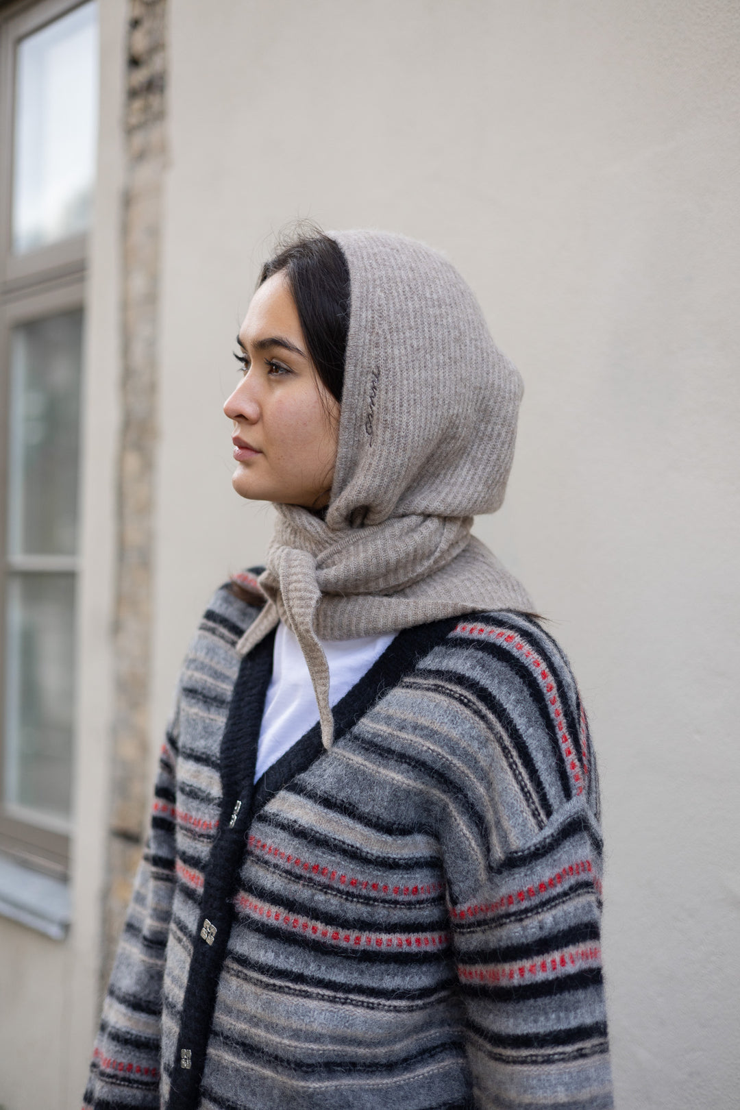 GANNI Soft Wool Balaclava