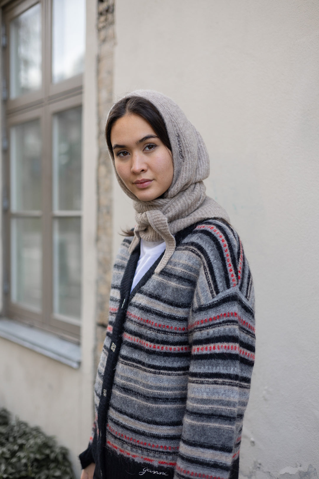 GANNI Soft Wool Balaclava