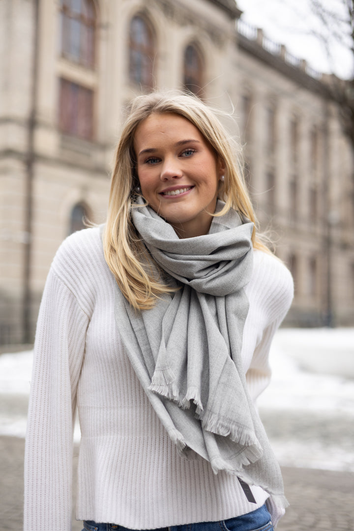 Basic skjerf ull/cashmere