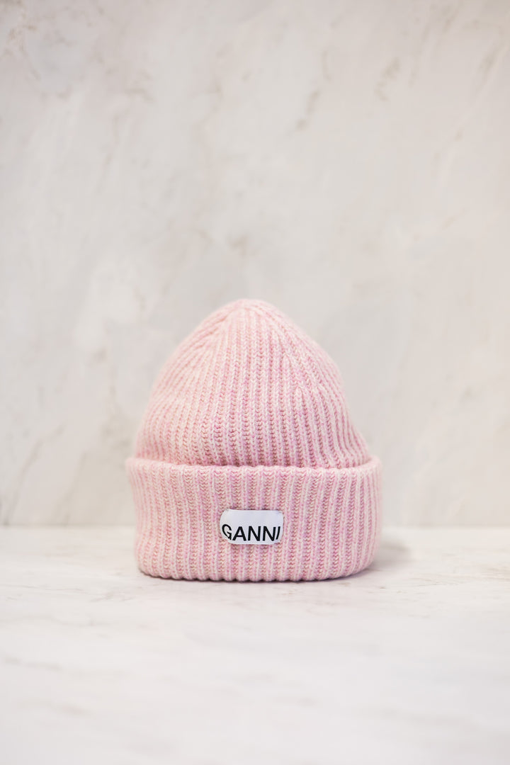 GANNI Structured Rib Beanie