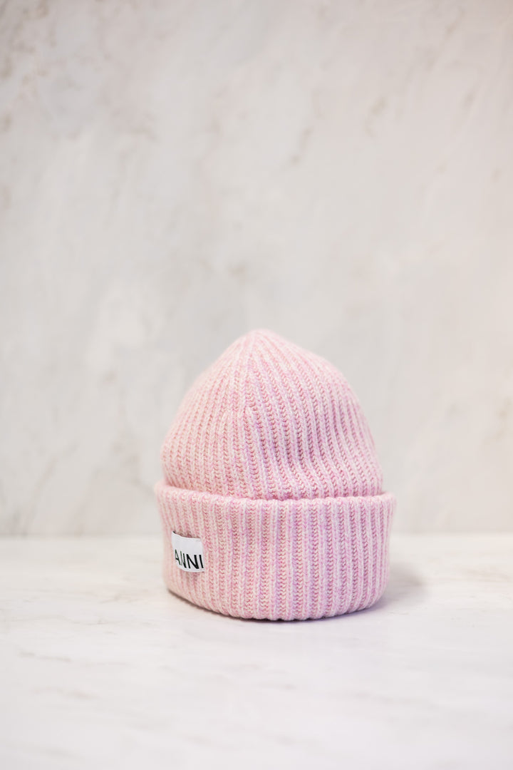 GANNI Structured Rib Beanie