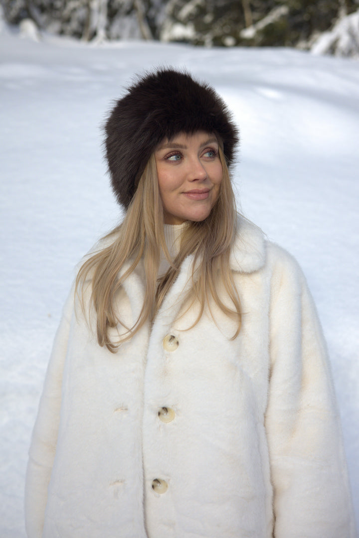 Isabella Fuskepels Hatt Sort