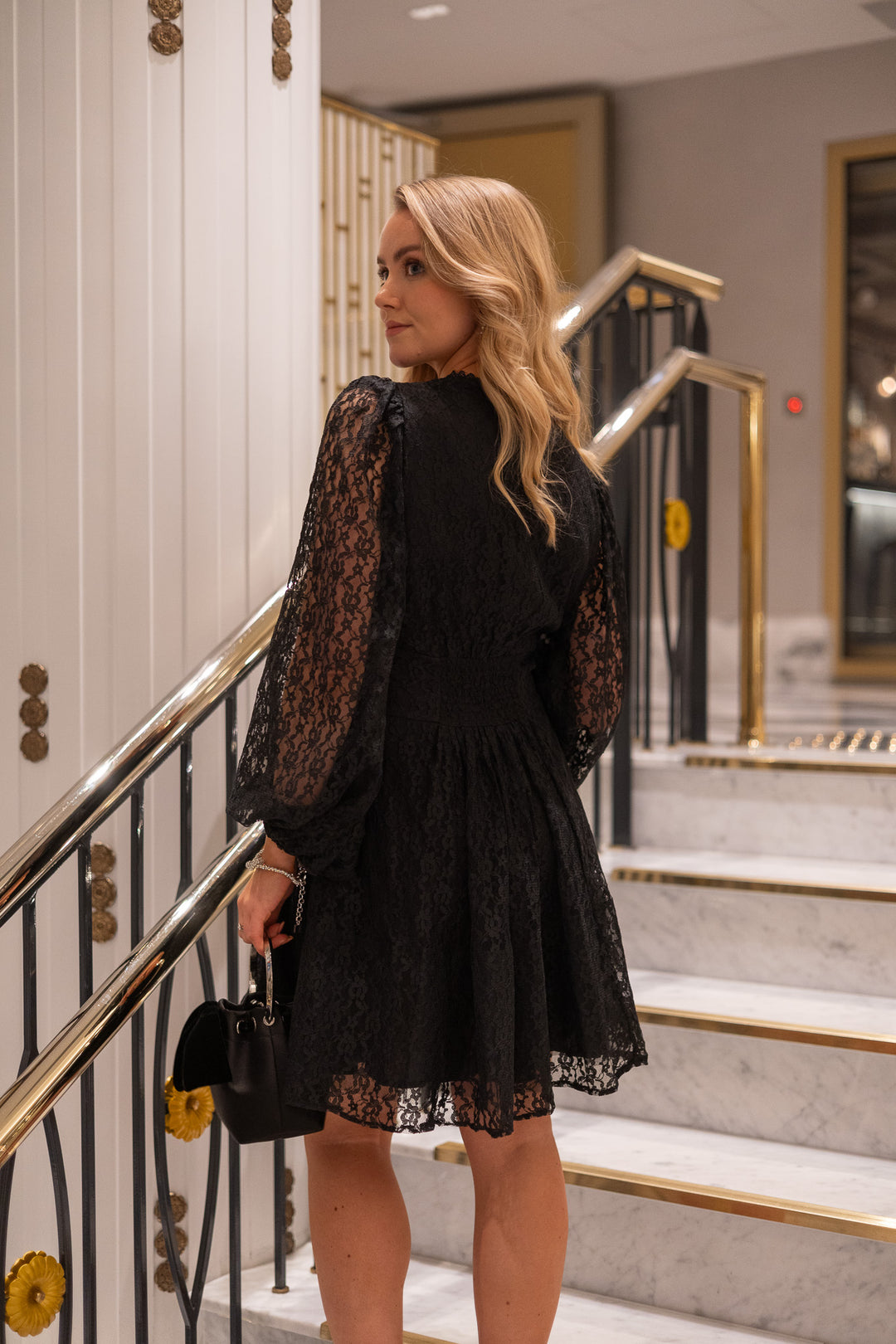 BYTIMO Lace Mini Dress