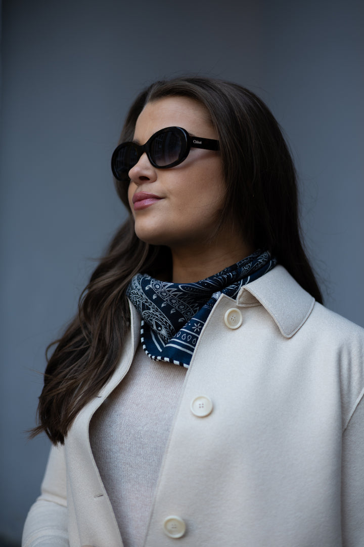 Women short loden light pressed wool