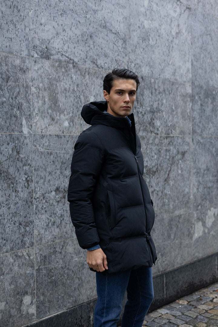 Men`s Woven Half Coat