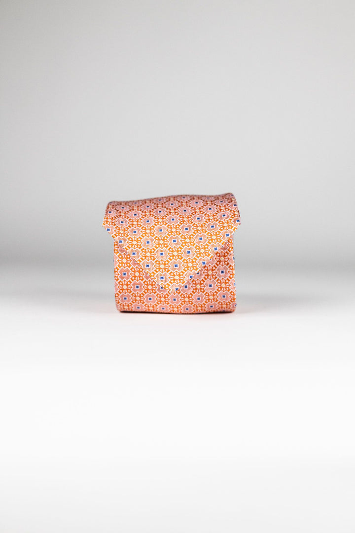 Medallion Woven Silk Tie