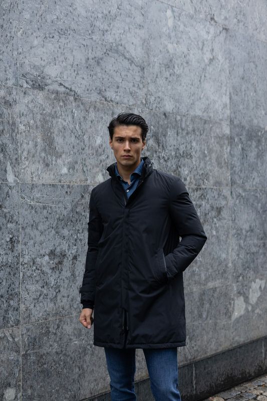 Men`s Woven Half Coat