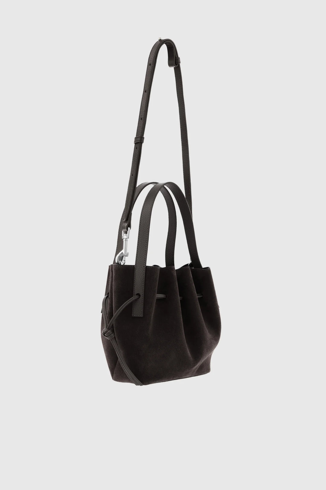 MINI SCALLOP TOTE SUEDE LEATHER
