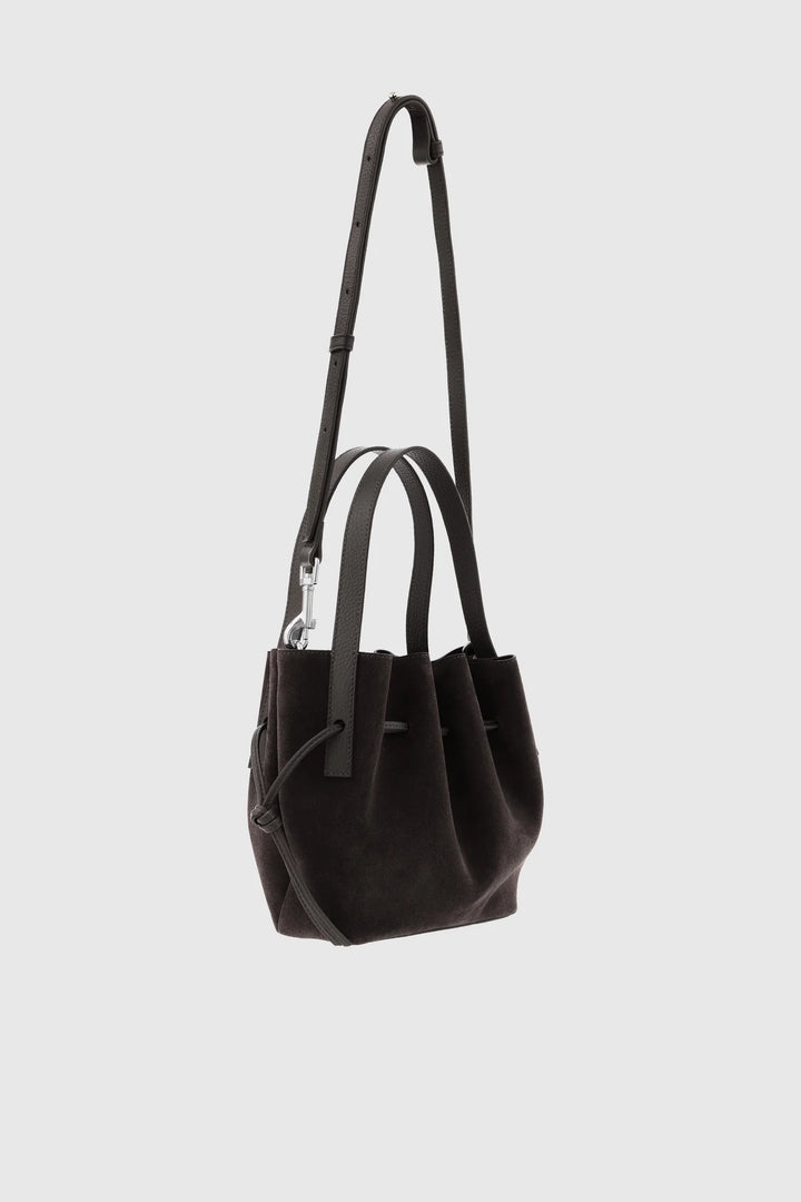 MINI SCALLOP TOTE SUEDE LEATHER