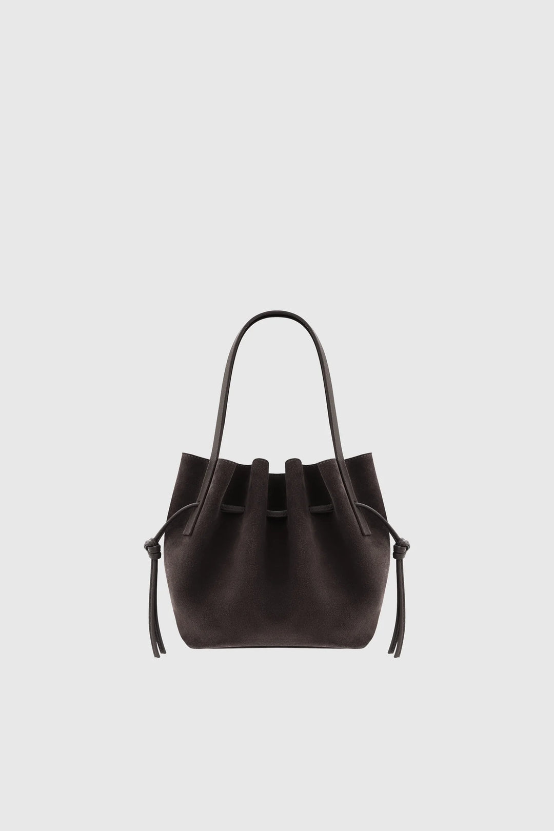 MINI SCALLOP TOTE SUEDE LEATHER
