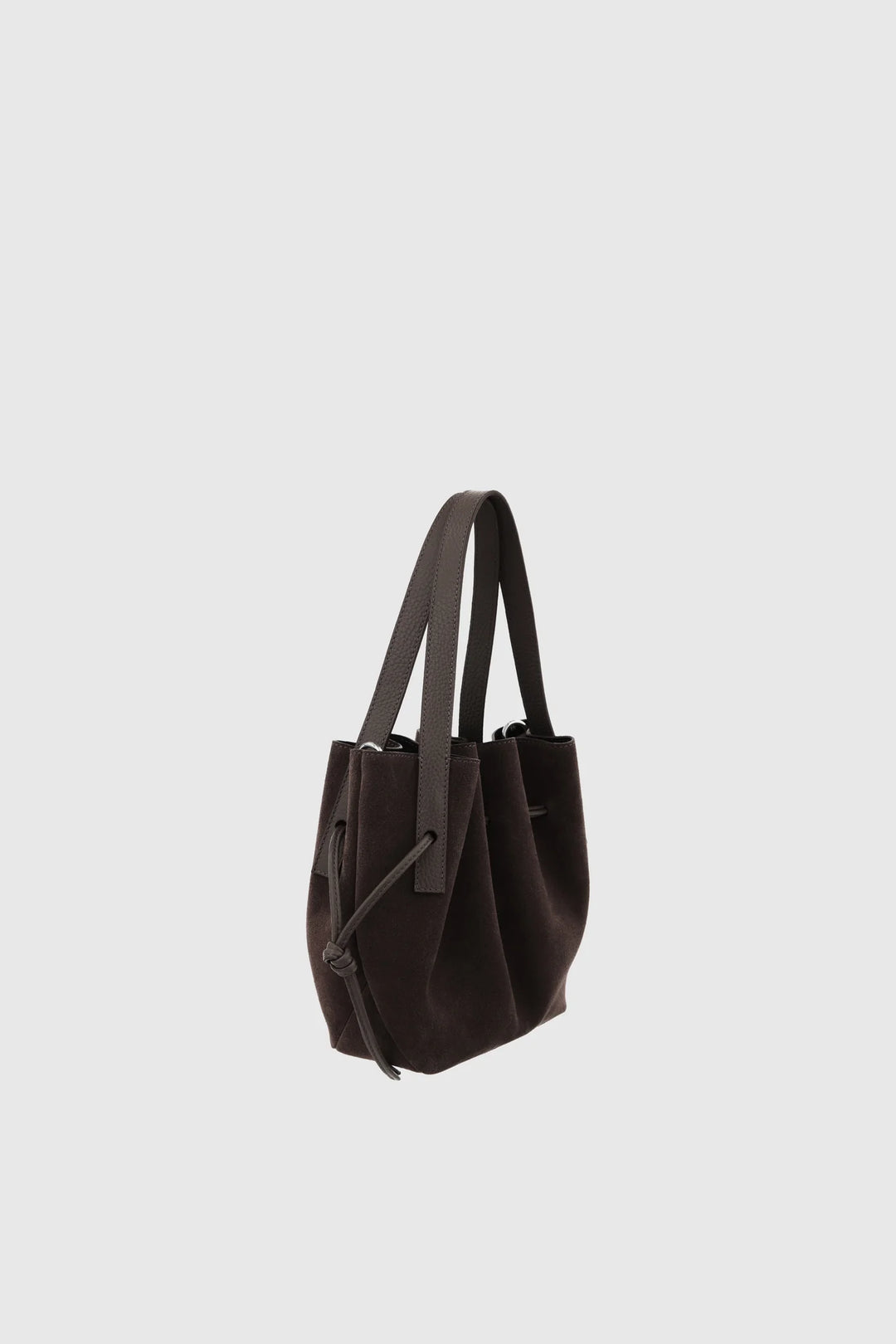 MINI SCALLOP TOTE SUEDE LEATHER