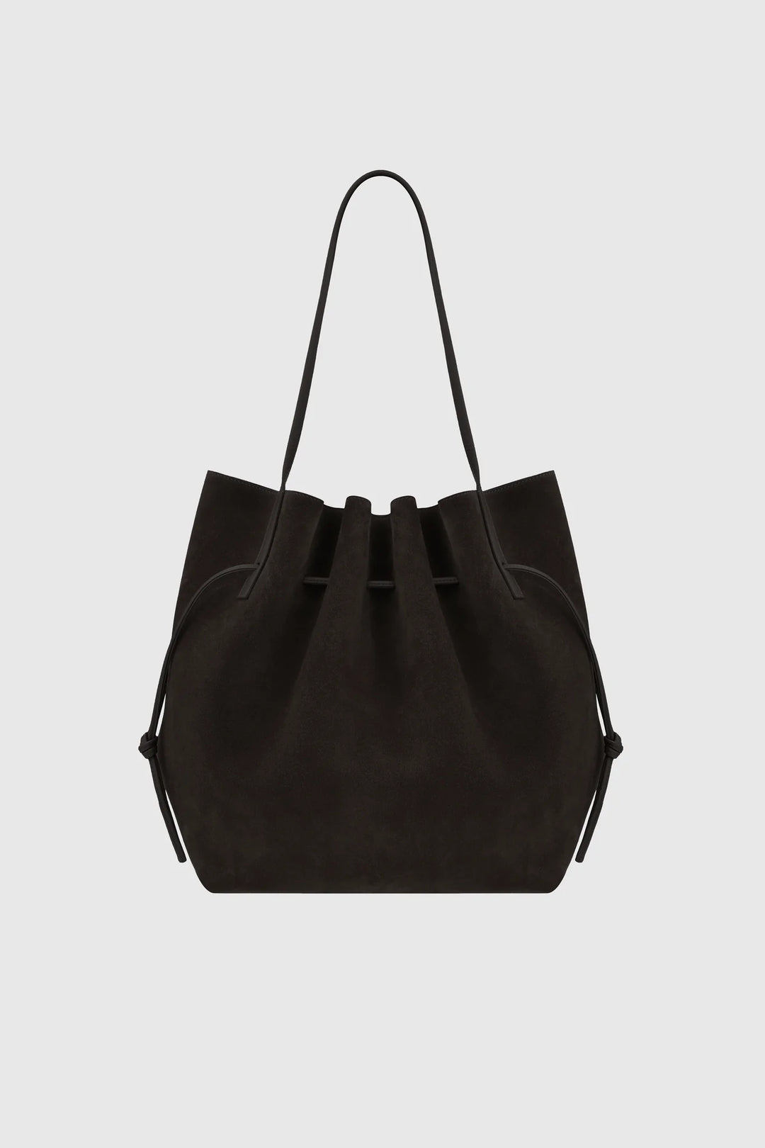 SCALLOP TOTE SUEDE LEATHER