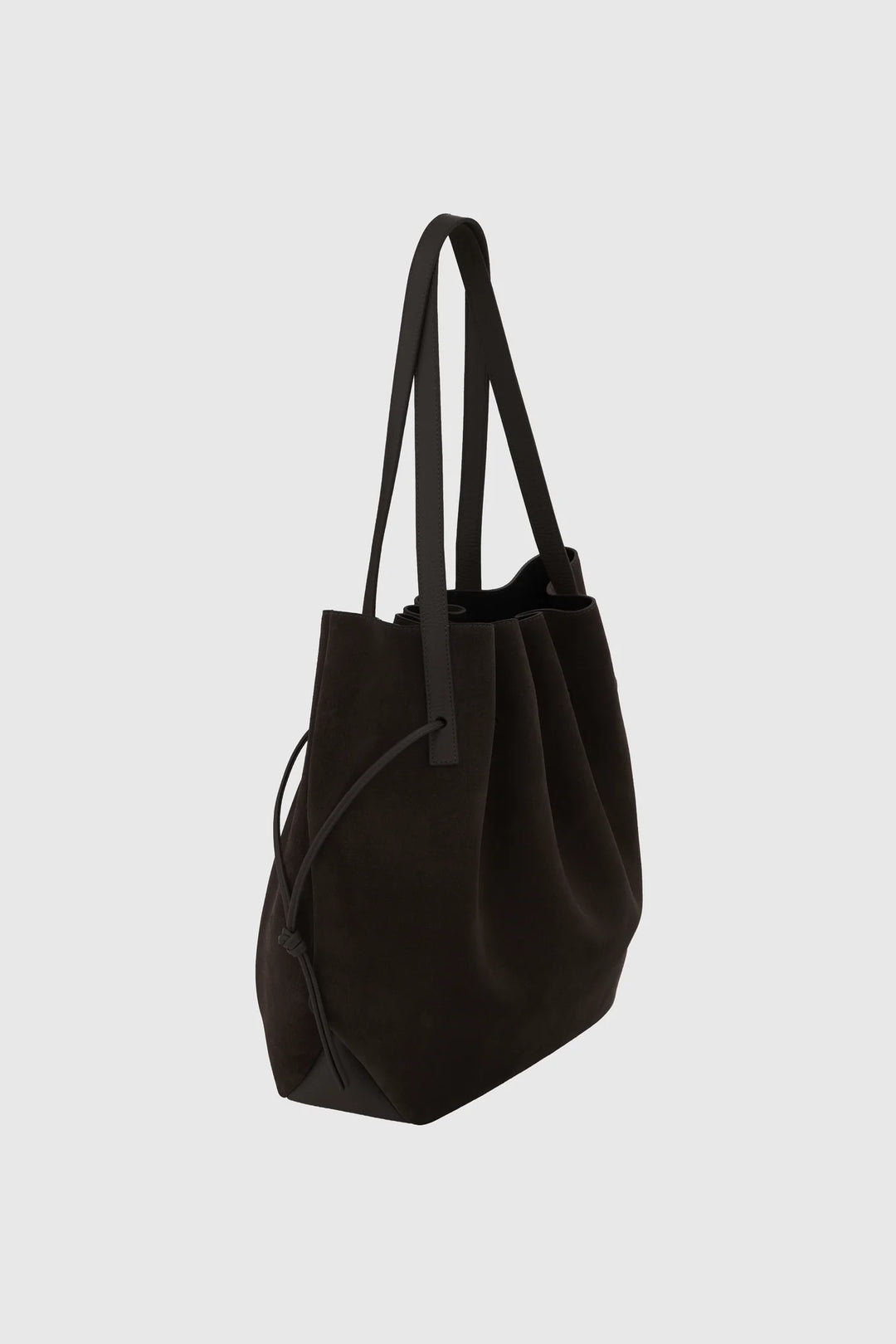 SCALLOP TOTE SUEDE LEATHER