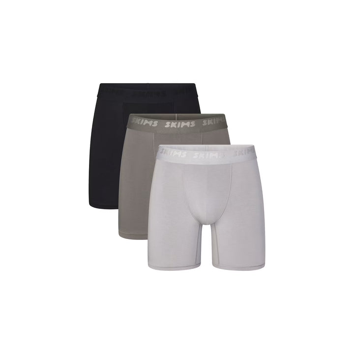 SKIMS STRETCH 3 PACK BOXER BRIEF 5 INCH