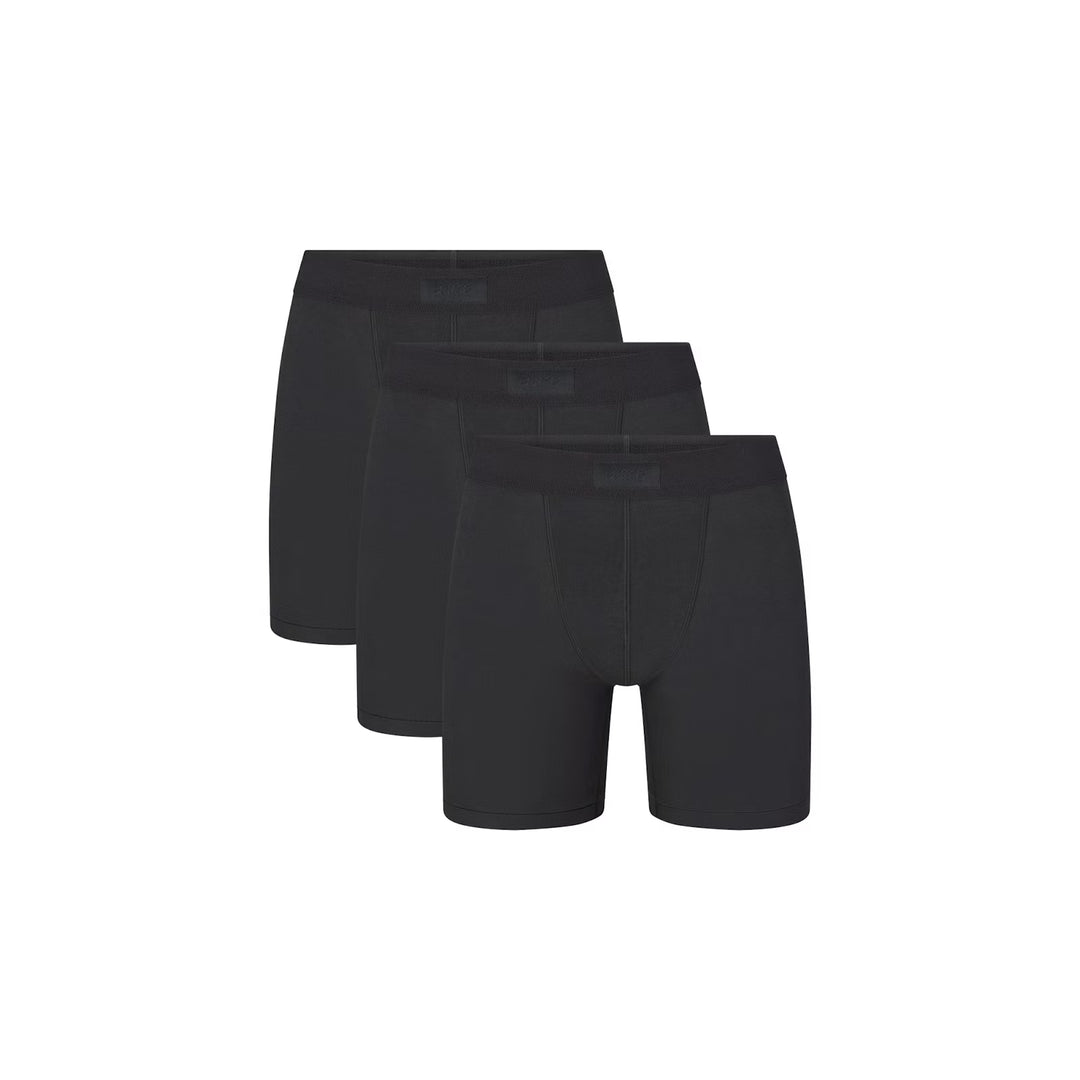 SKIMS COTTON 3 PACK BOXER BRIEF 5 INCH