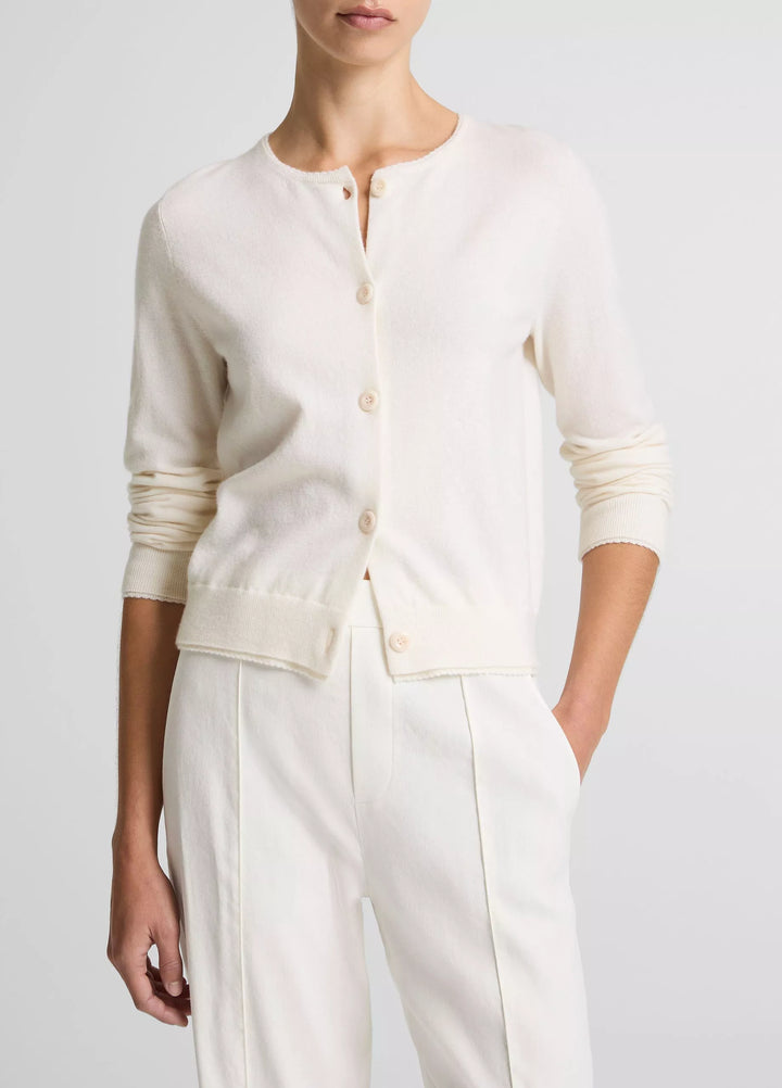 SCALLOP TRIM CARDI
