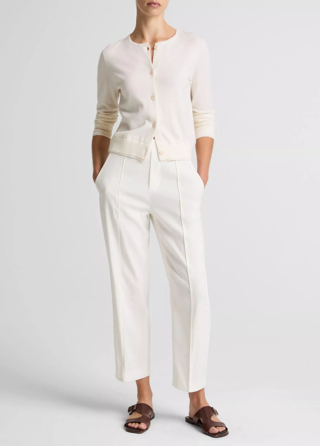 SCALLOP TRIM CARDI