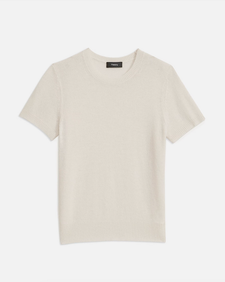 THEORY BASIC TEE.FEATHER CA