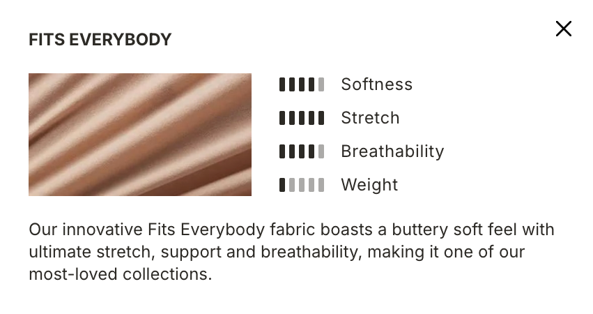 FITS EVERYBODY SCOOP BRALETTE