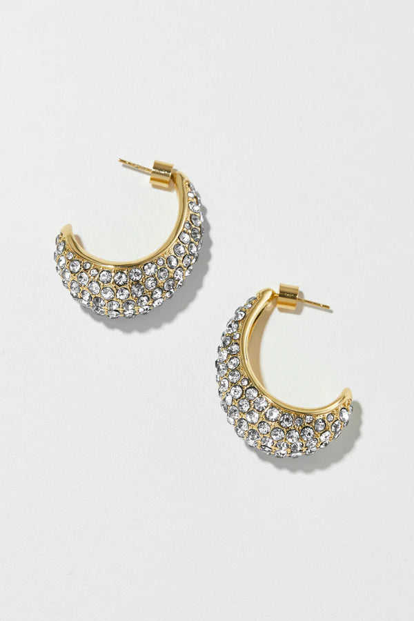 Small Crescent hoops