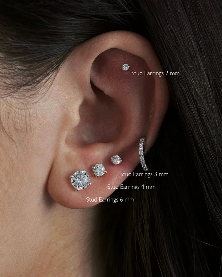 Studs Earrings 6MM