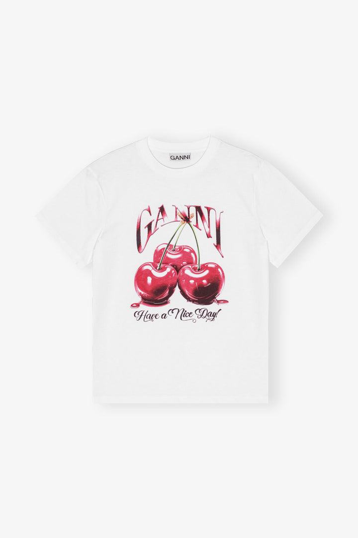 Basic cotton jersey cherry with caviar