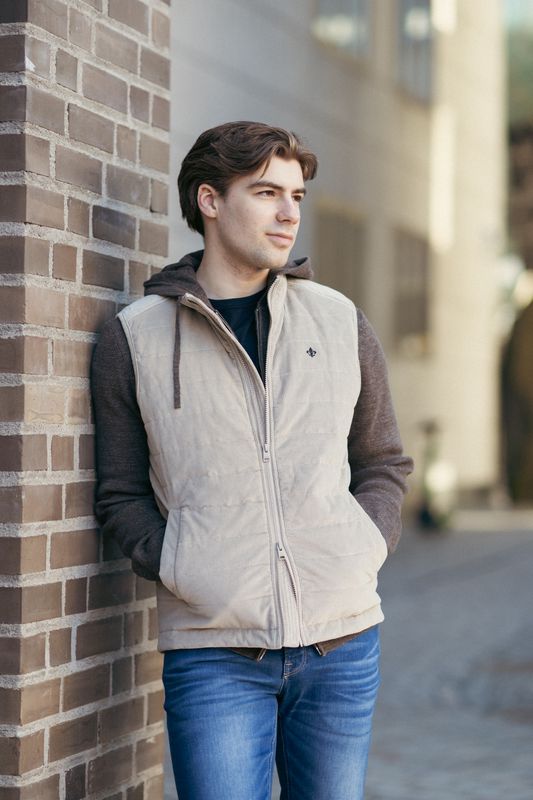 Ted Quilted Cord Vest