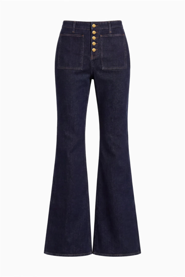The Stretch Lou Kick Flare Jean