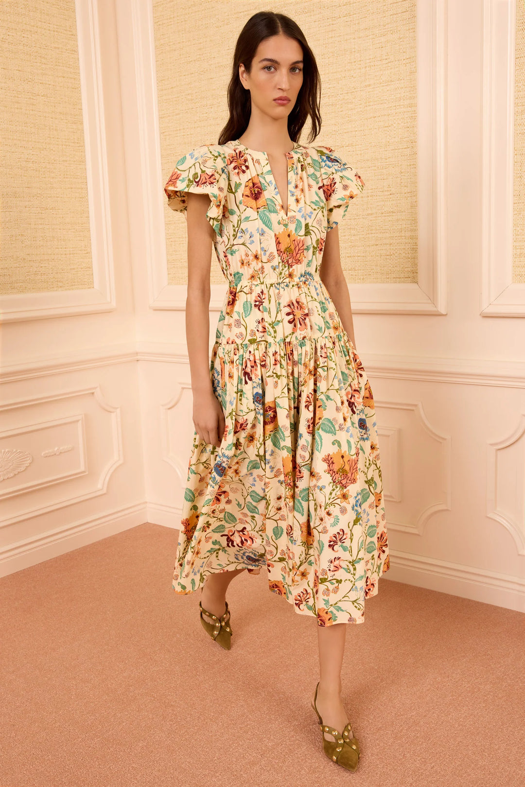 Marin Cotton Midi Dress
