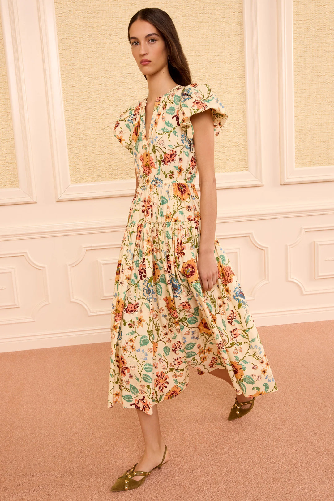 Marin Cotton Midi Dress