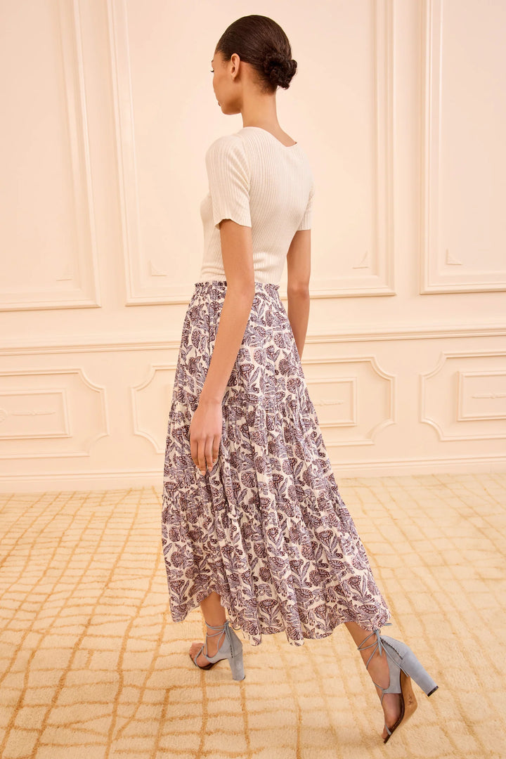 Nessa Cotton Midi Skirt