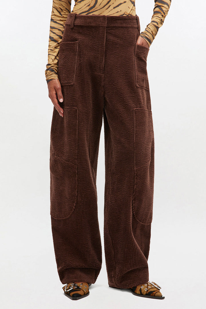 Seersucker Corduroy Pants