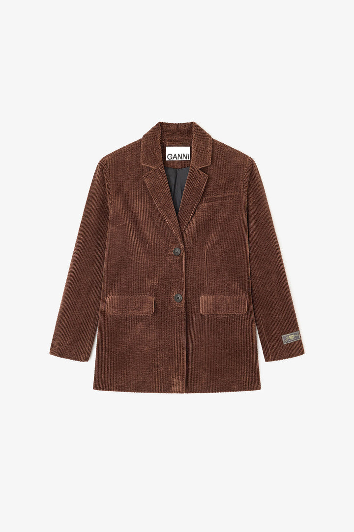 Seersucker Corduroy Blazer