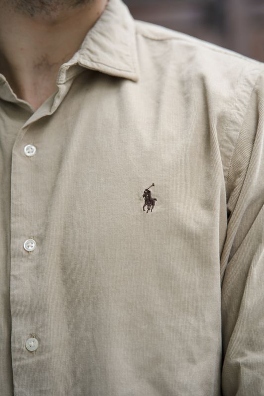 Slim Fit Corduroy Shirt