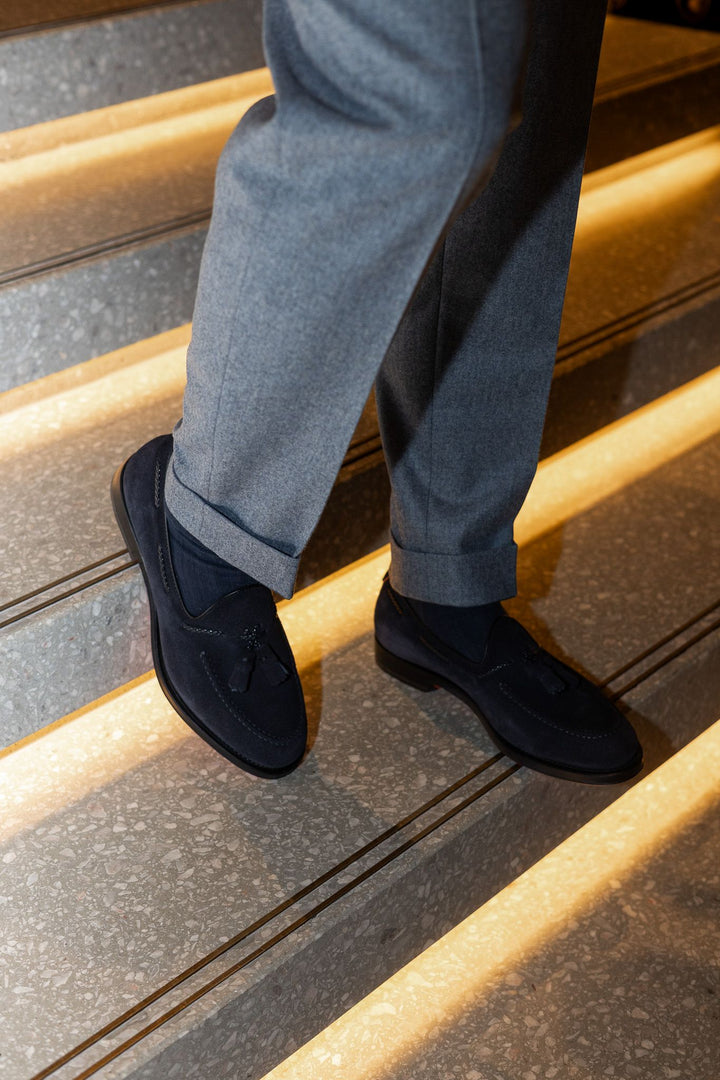 Suede Tassel loafer